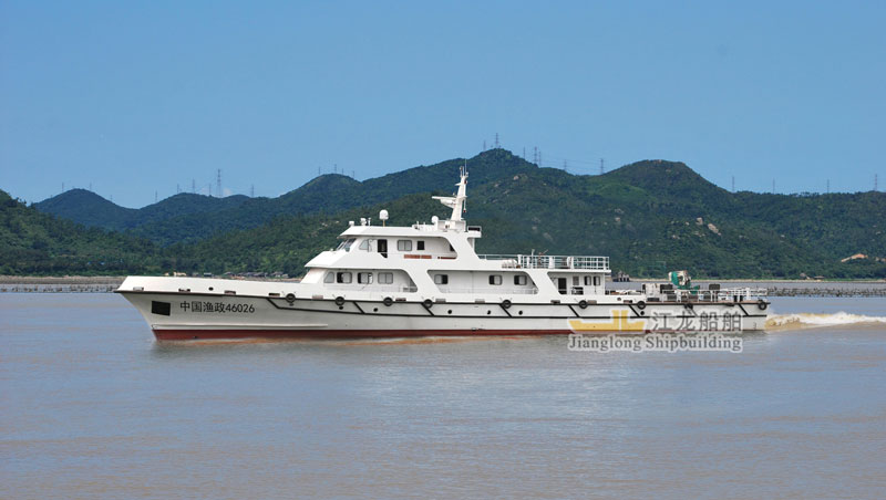 江龙300吨级钢铝渔政船