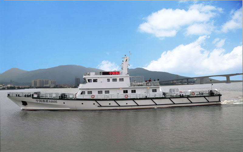 江龙300吨级钢铝渔政船