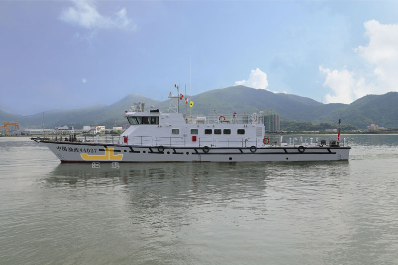 广东JL300吨钢铝渔政执法船-需订制