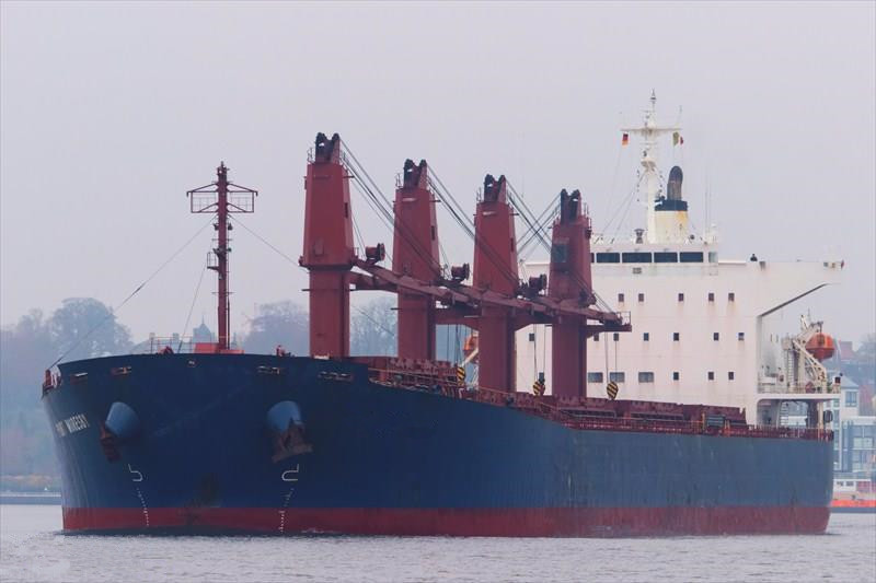  出售02年日本造53553吨散货船