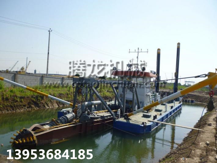 出售大型液压绞吸式挖泥船河道港口码头池塘清淤设备疏浚船只