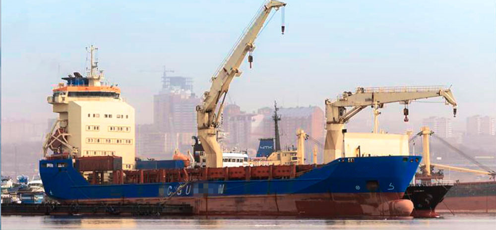 出售01年中国造8874吨重吊多用途货船