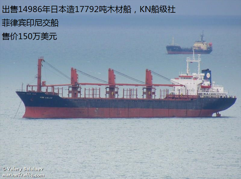 1986年日本造17792吨木材船