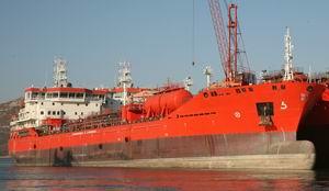 急售2012年造830吨化学品船 适装盐酸液碱