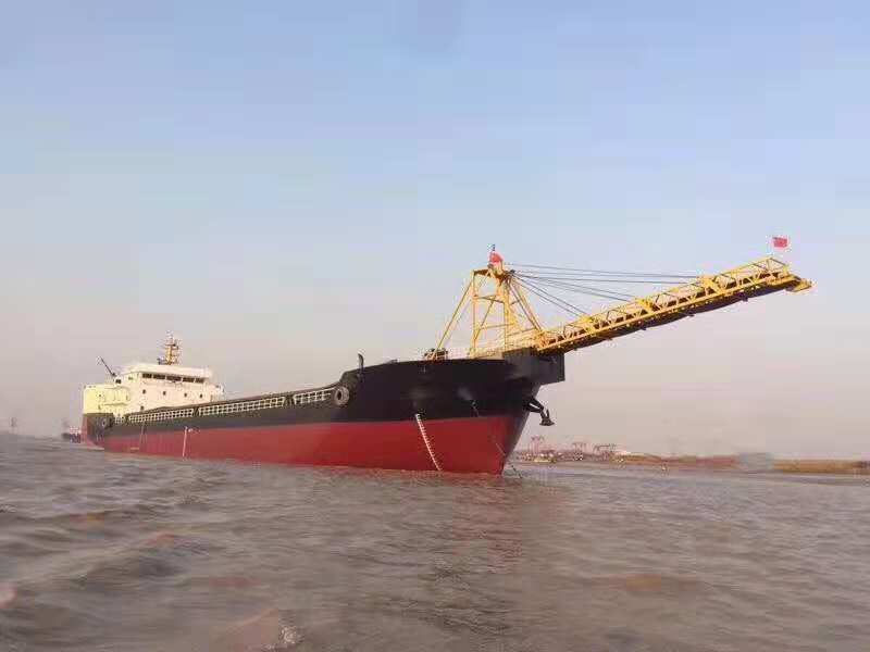 出售2018年新造5000吨沿海自卸砂船
