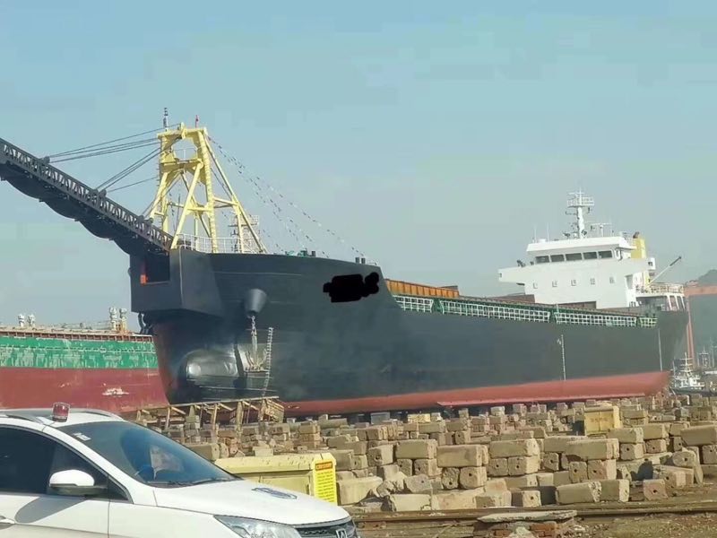 出售2017年造6500吨沿海自吸自卸沙船
