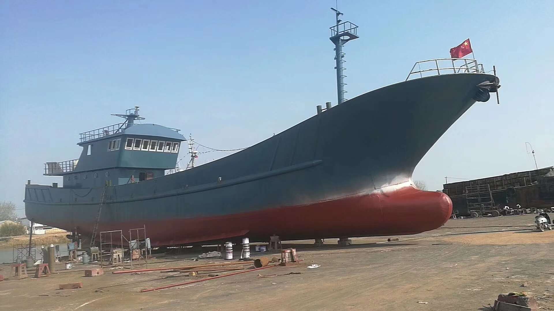 出售2019年新造 400吨大马力 鱼船型水船