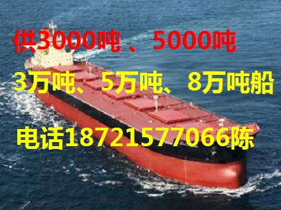 提供3000吨20000吨、3万吨、8万吨散货船