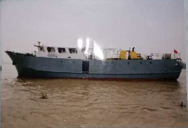 出售 2000年33.75M 沿海杂货船（可改交通船，载客10人） ，双机220*2