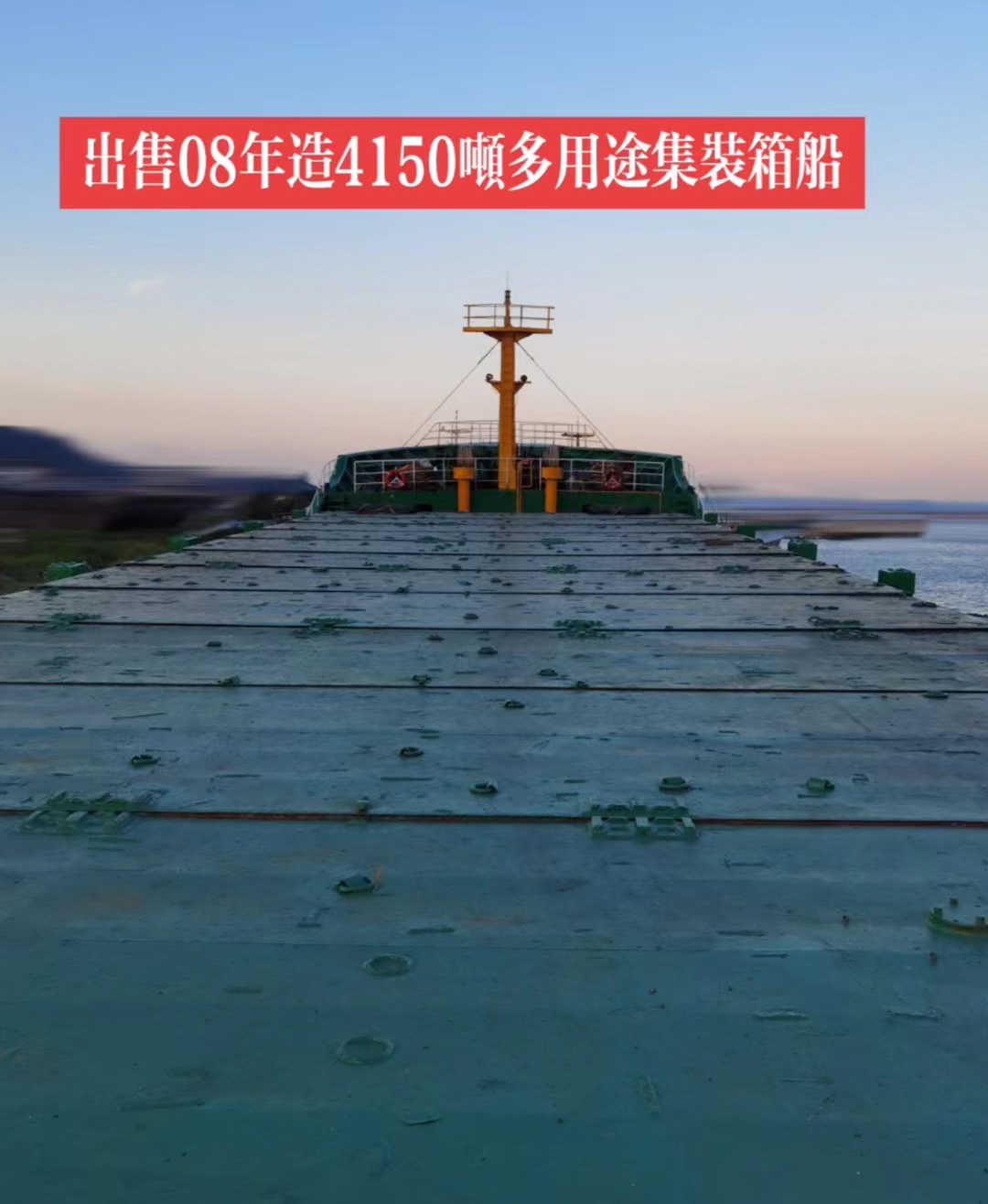 出售4150吨多用途集装箱船 2008年建造