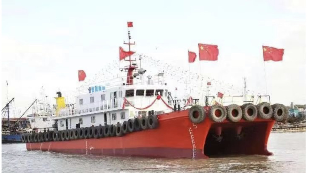售2023年江苏造42.3米双体交通船