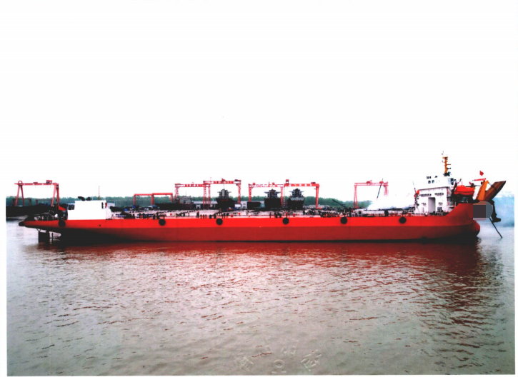 2022-11500t-4300w甲板驳船