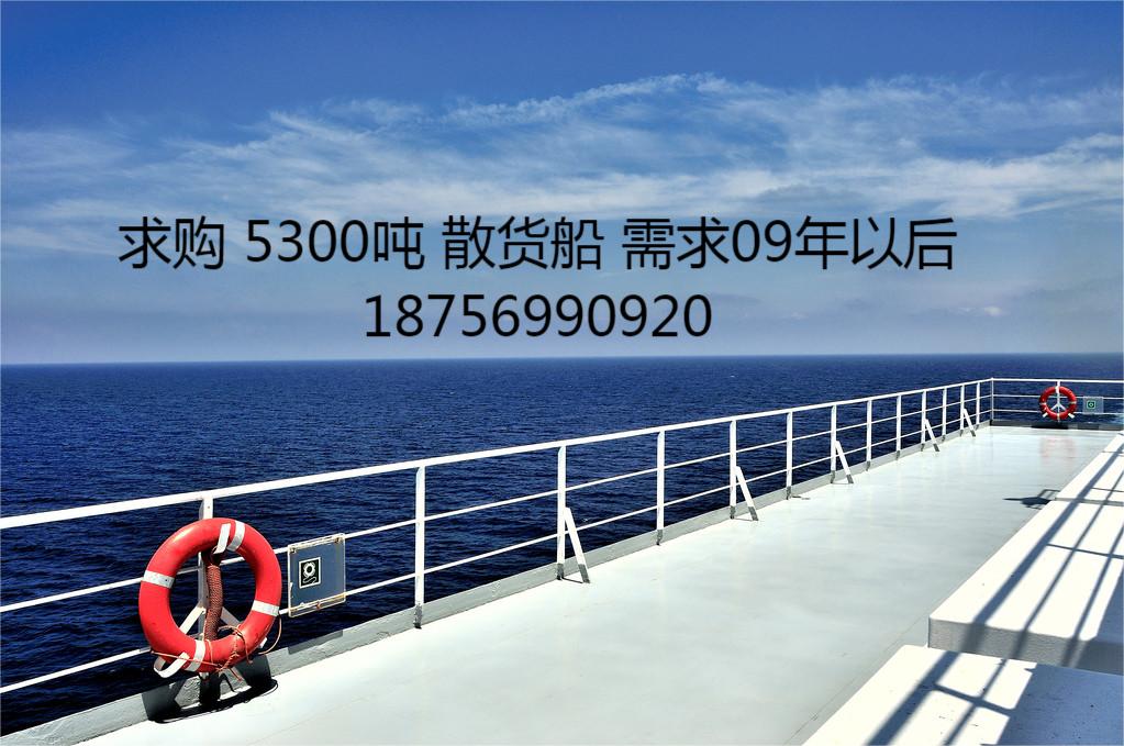 出售：5100吨散货船 2008年7月 浙江造