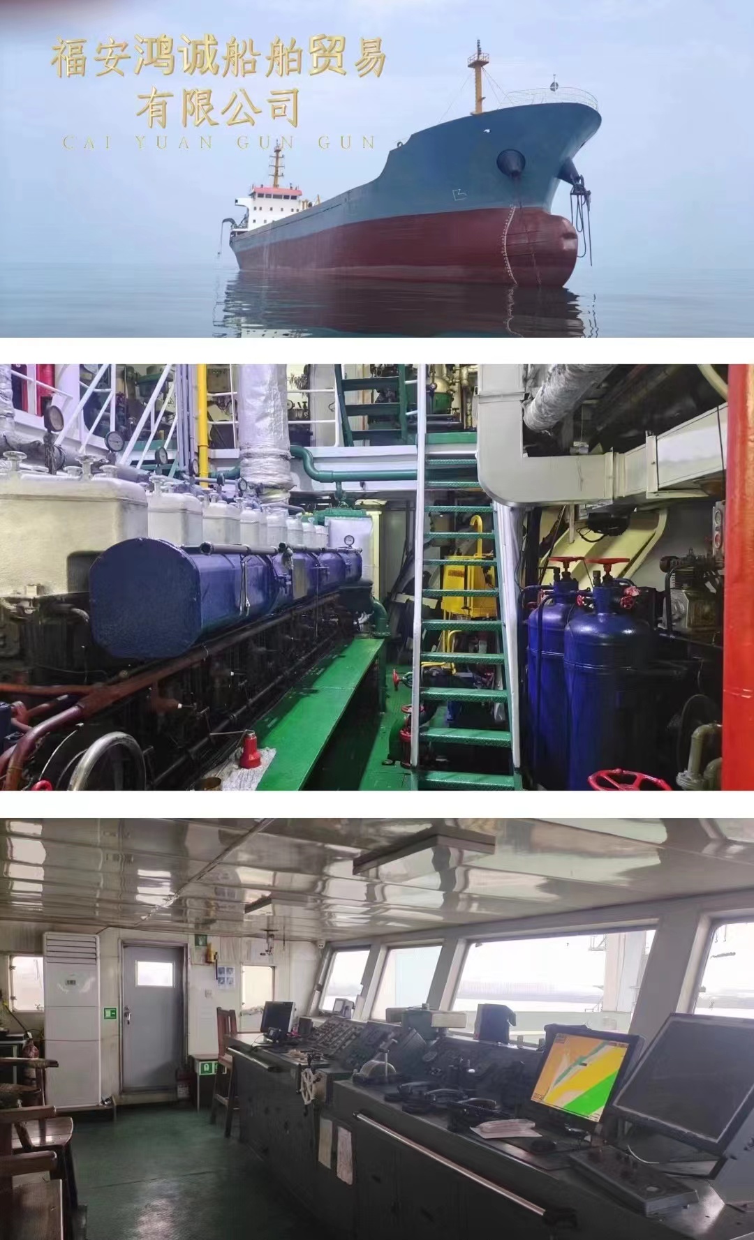 低价/低价出售5030吨散货船 去年已经上排特检保养好 2008年台州国营海东船厂建造/