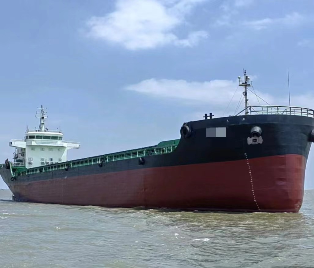 出售：7200吨在航散货船 2020年江苏建造/双底双壳结构/