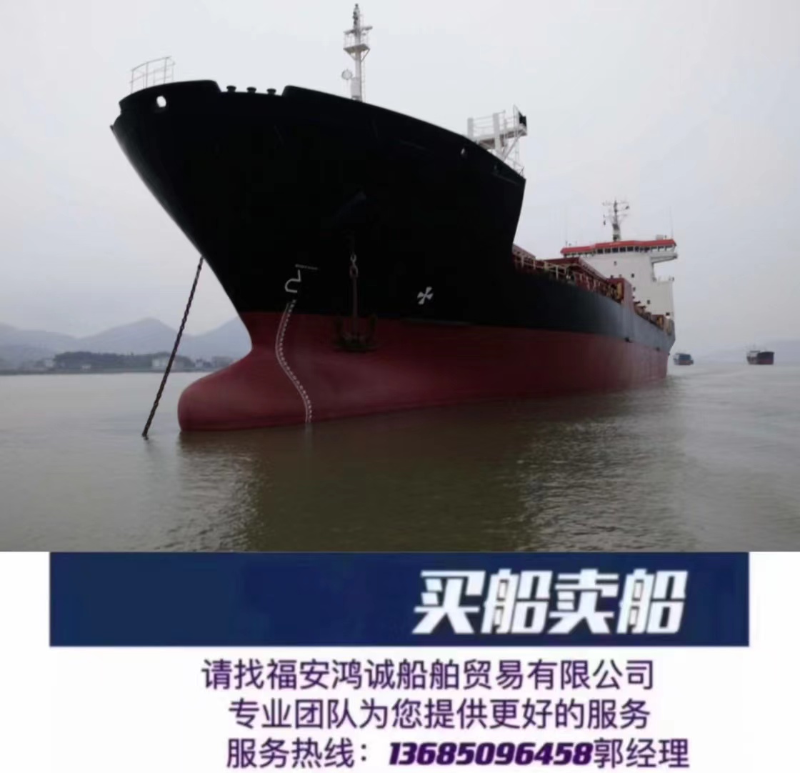 出售：8700吨外贸集装箱船