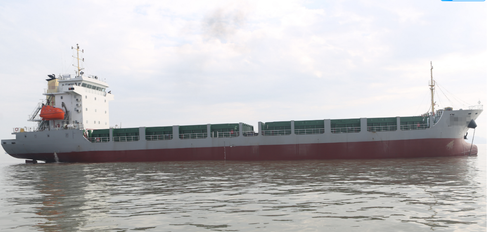 出售:【多用途船】6700吨273箱，2020年浙江造，编号：HY24060501