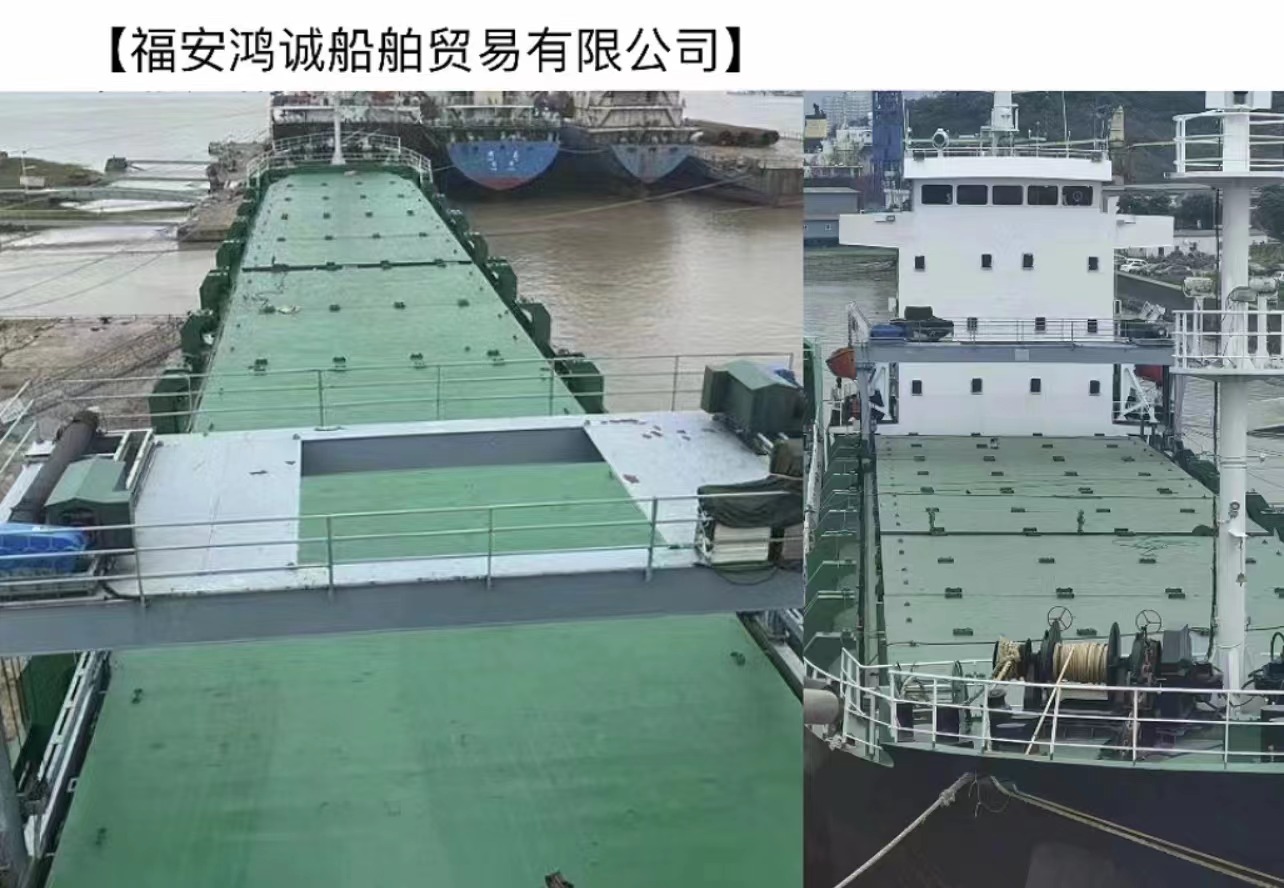 出售：4500吨双壳多用途船，装载标箱：232TEU 2007年浙江造