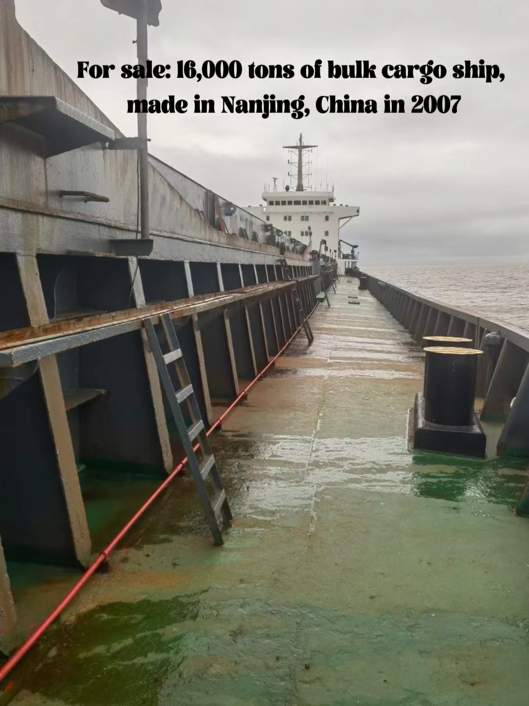 For sale: 16,000 tons of bulk cargo ship, made in Nanjing, China in 2007
