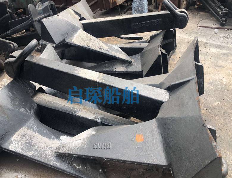 现货船锚,AC-14大抓力锚,防锈黑漆