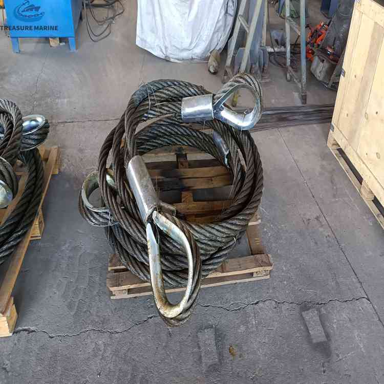 起重钢丝绳，压制鸡心环带绳夹,钢丝绳索具，CCS检验证书W