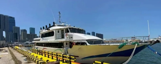 低价转让——台湾造199客33节玻璃钢客船