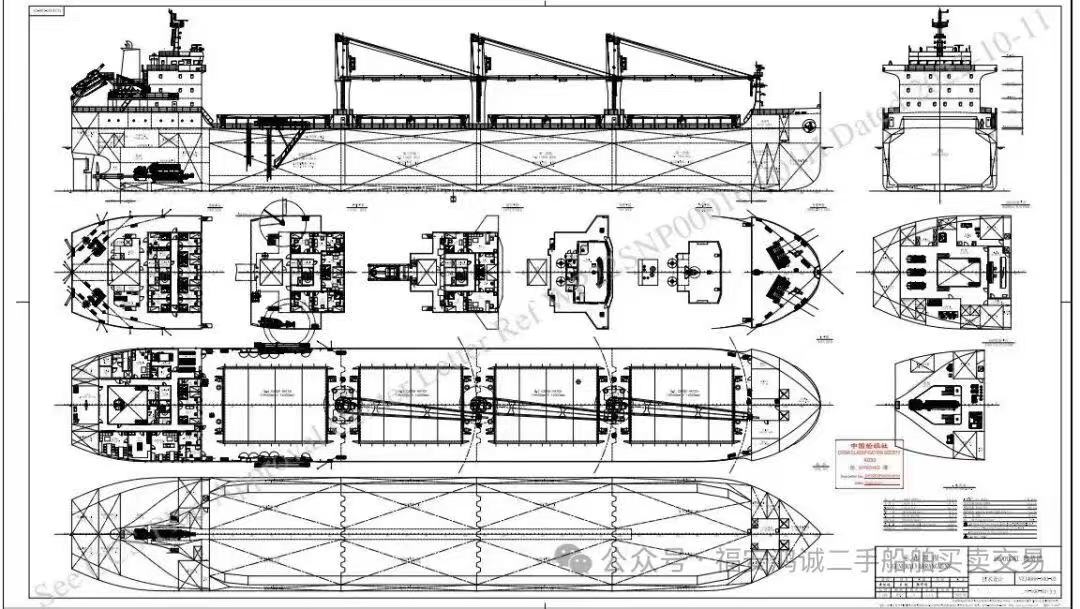 出售：16900吨双壳散货船 船舶类型：散货船 （International bulk ship ）建造年份：2025年