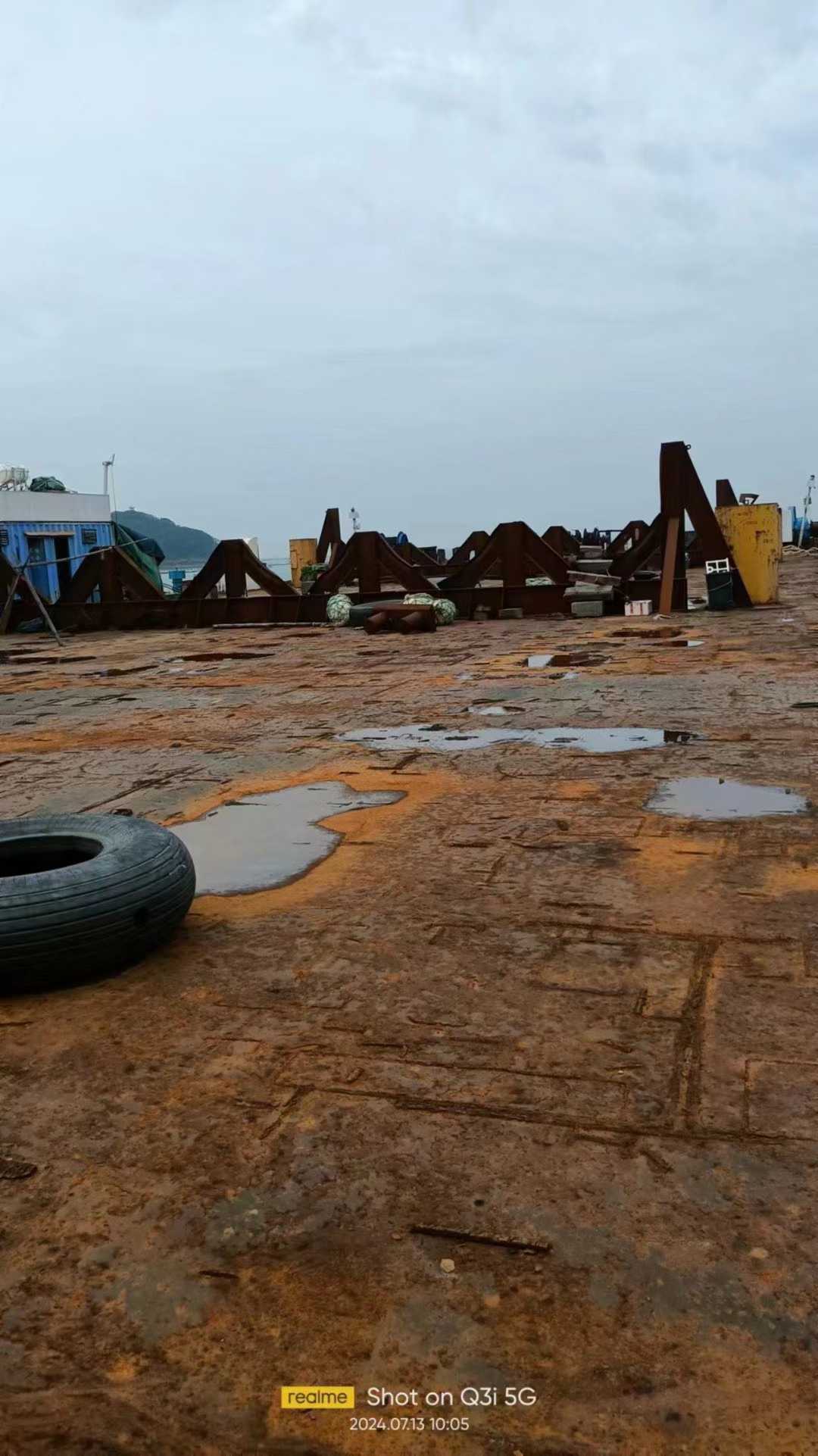 出售7300吨无动力甲板驳