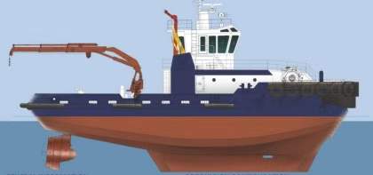 出售系柱拉力80-72t 6000马力 全回转拖轮