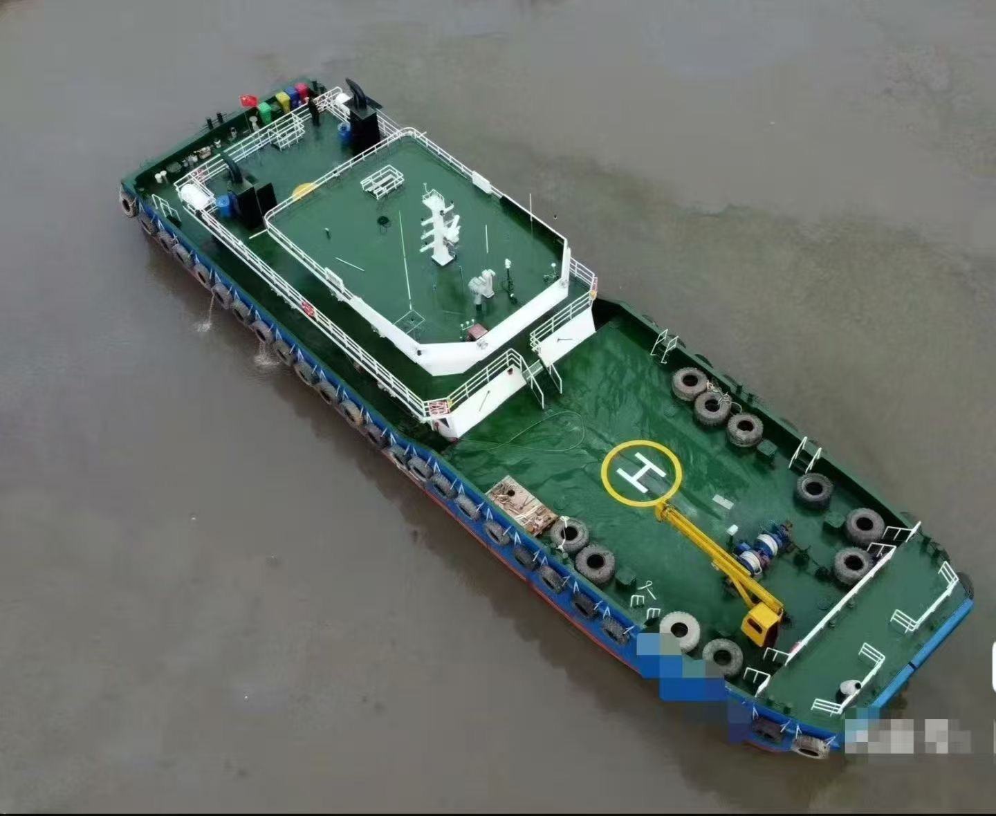 出售2023年造42米，双体风电运维交通船 证书齐全