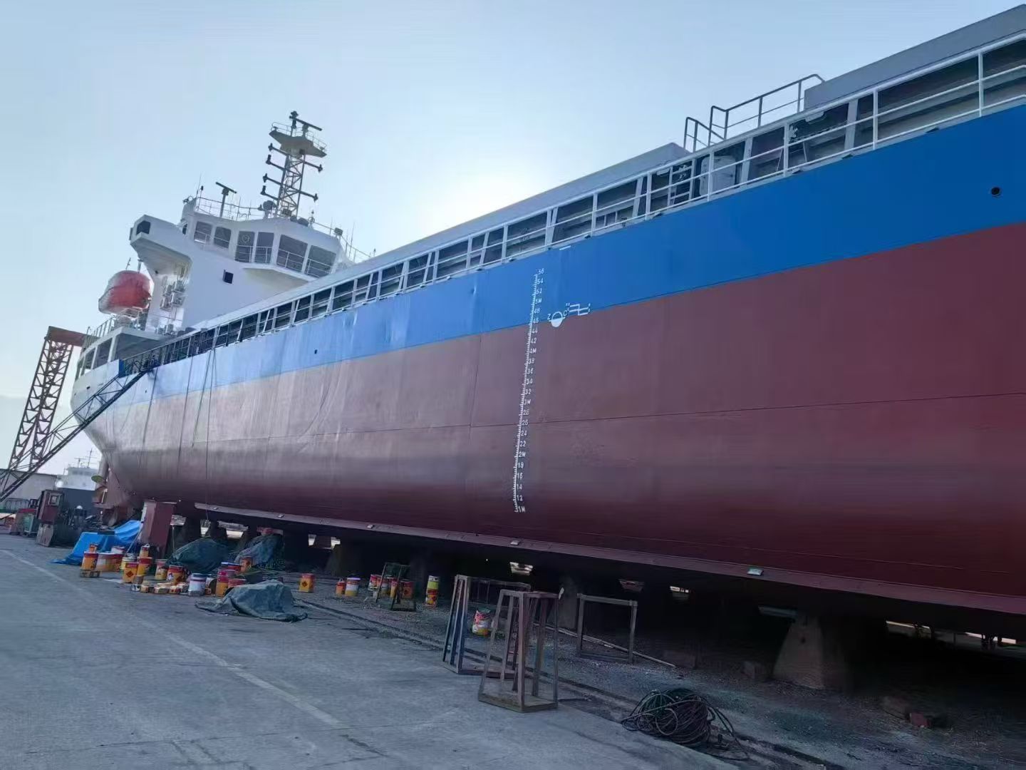 出售：4600吨双机双壳散货船 建造年份：2017年