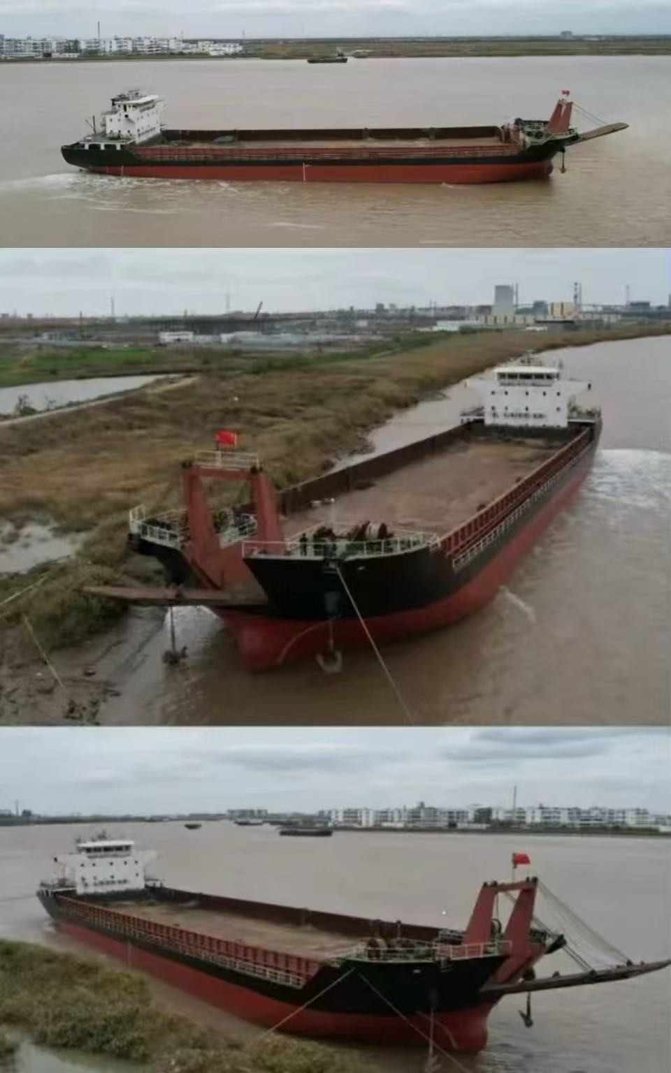 出售：5700吨甲板货船 前跳板/后驾驶/ 建造年份：2018年