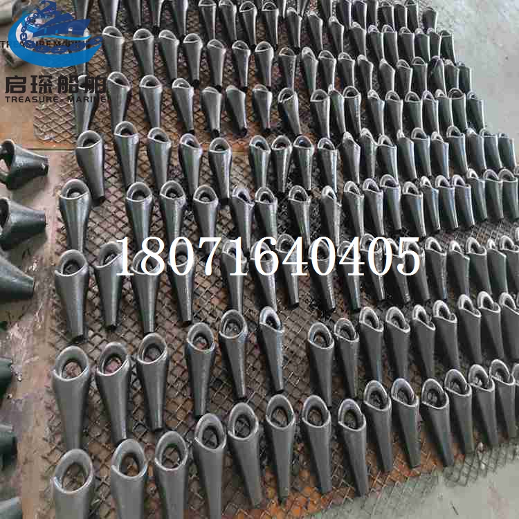 钢丝绳梨形绳套 锻造标准件  高耐磨 出口木箱打包