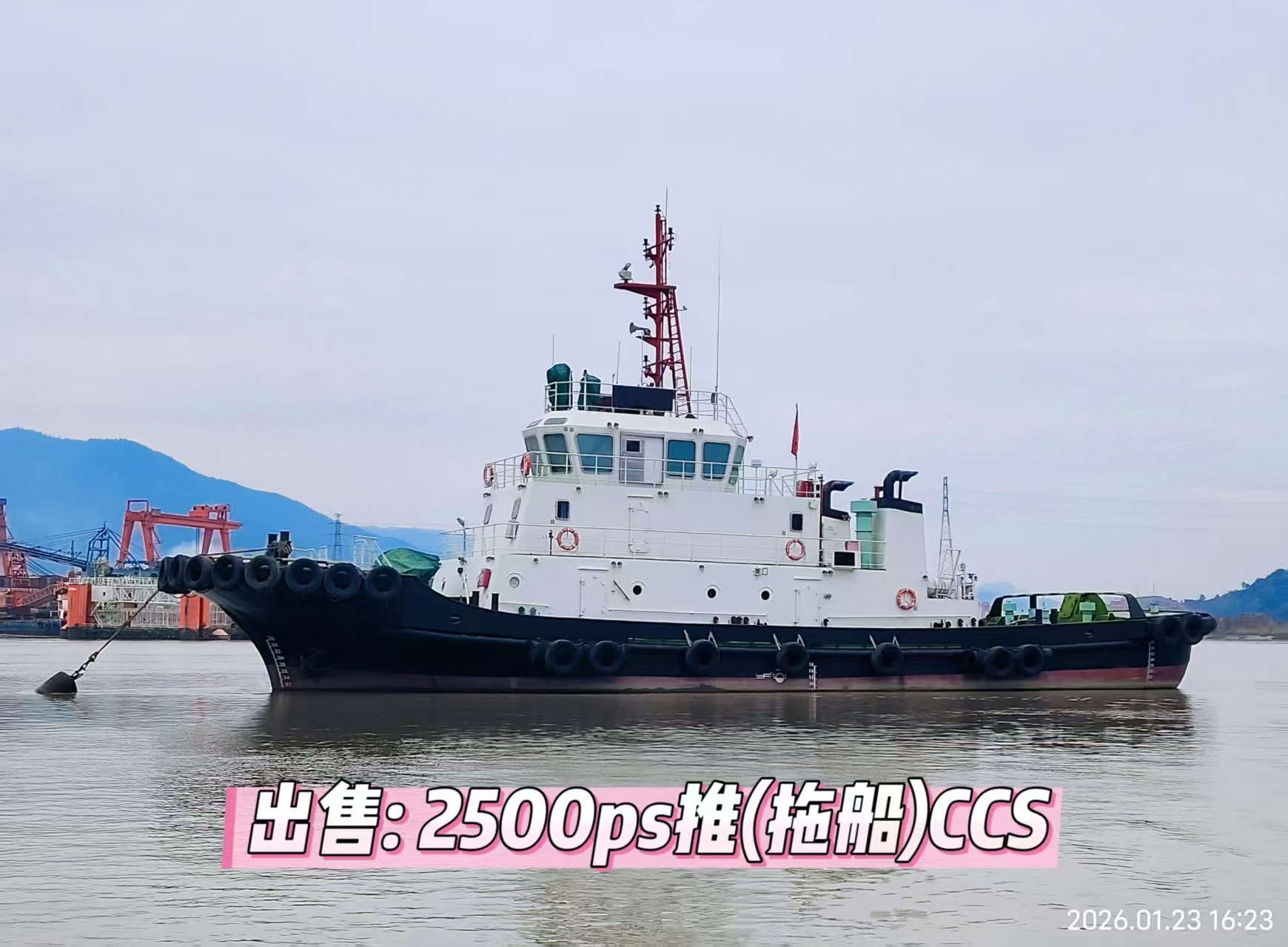 出售:  2500马力普通拖船