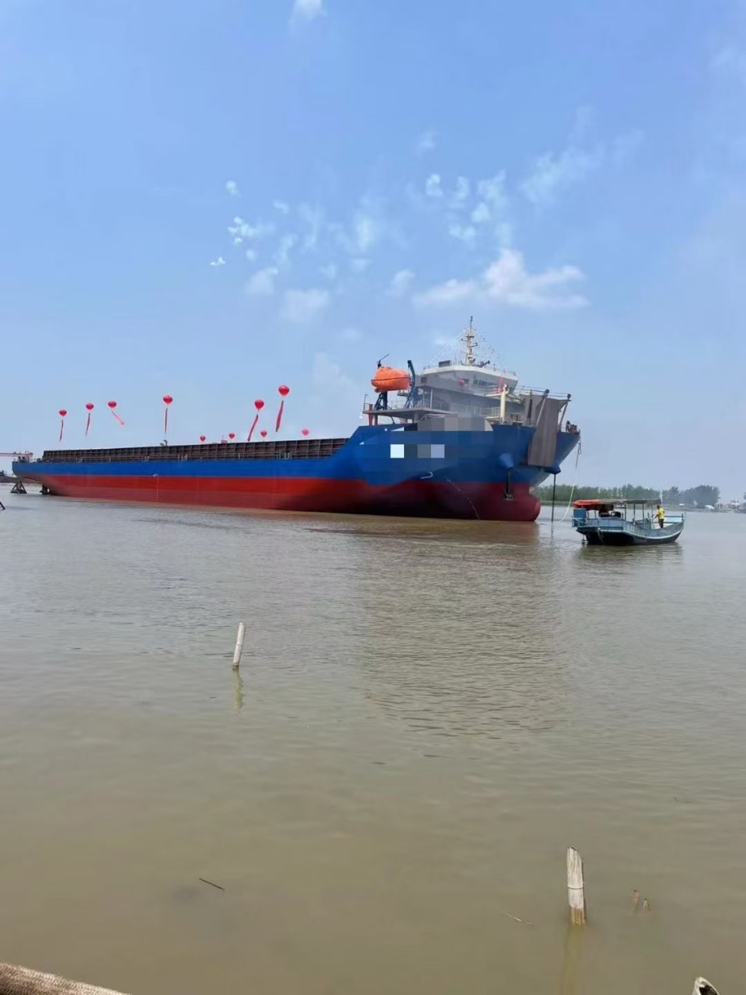 出售2022年造14200吨近海双底前驾驶甲板货船