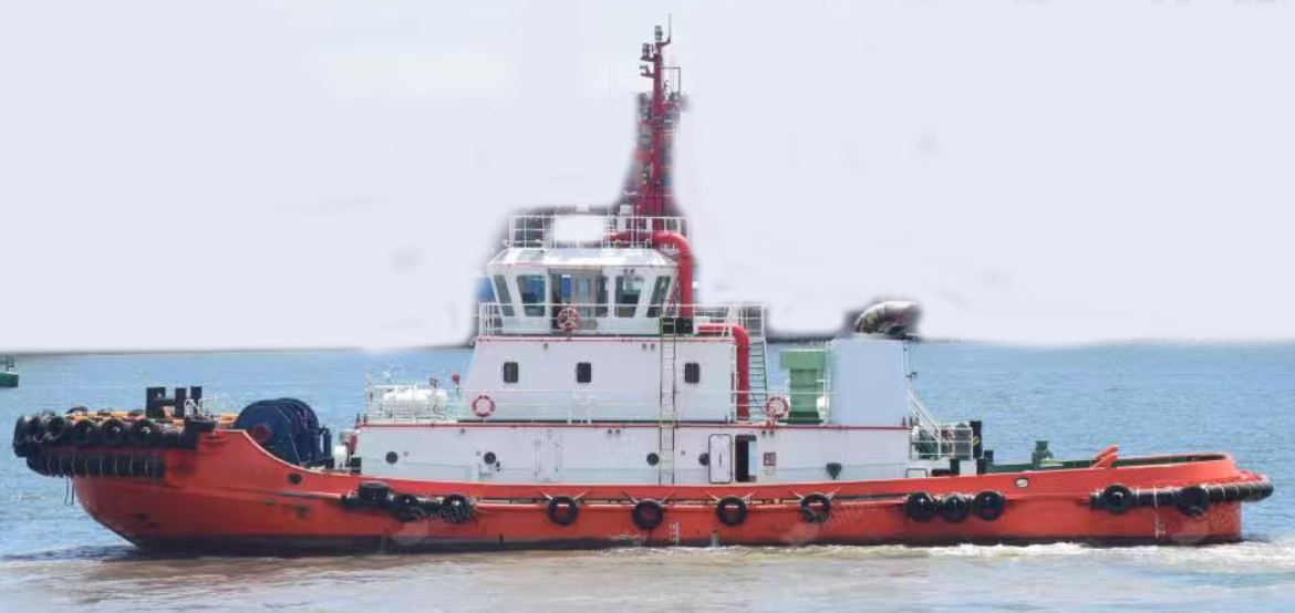 日本洋马主机  出售2019年造6000马力沿海全回转拖轮