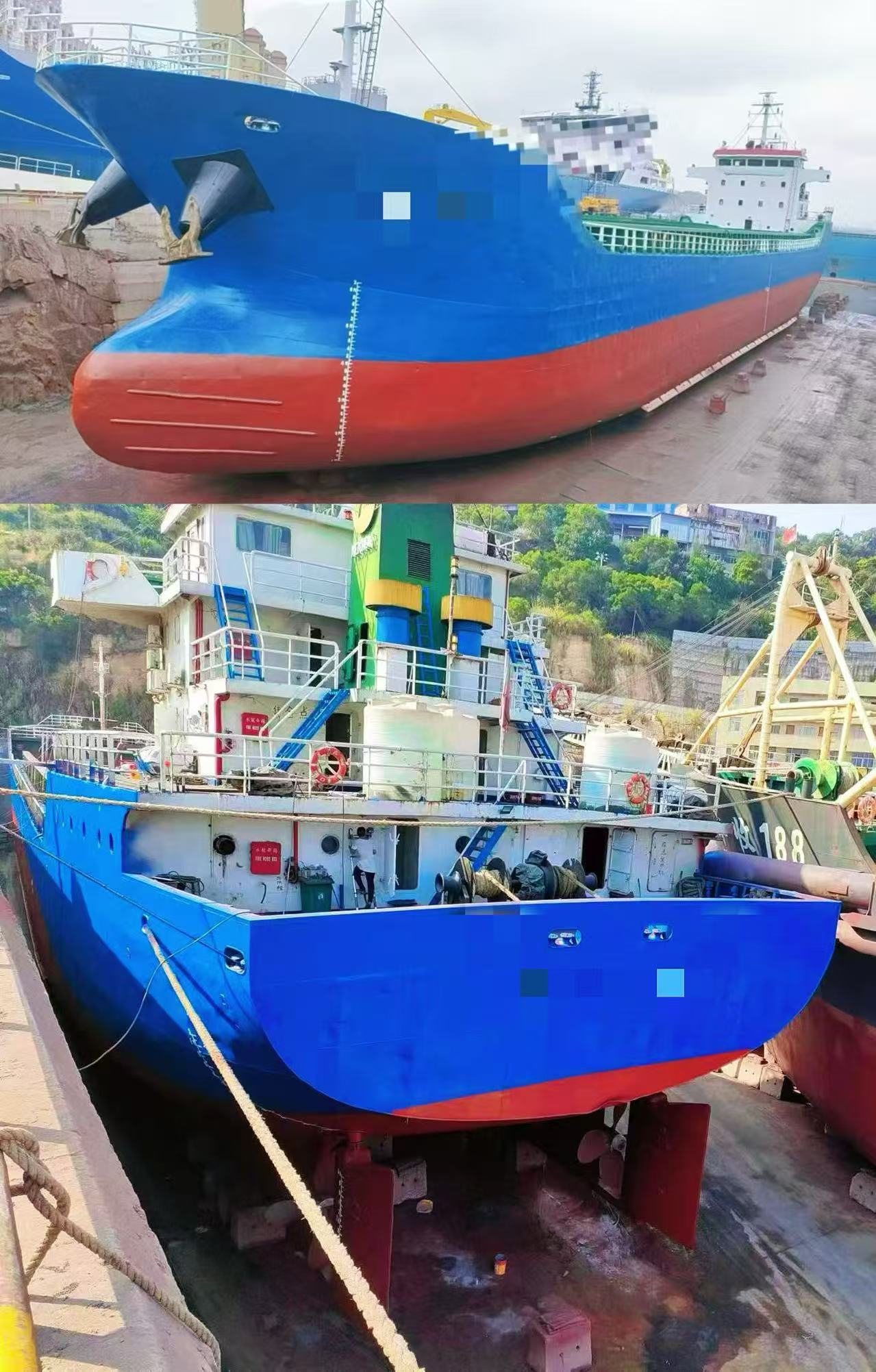 出售：4390DWT 沿海敞口集装箱船