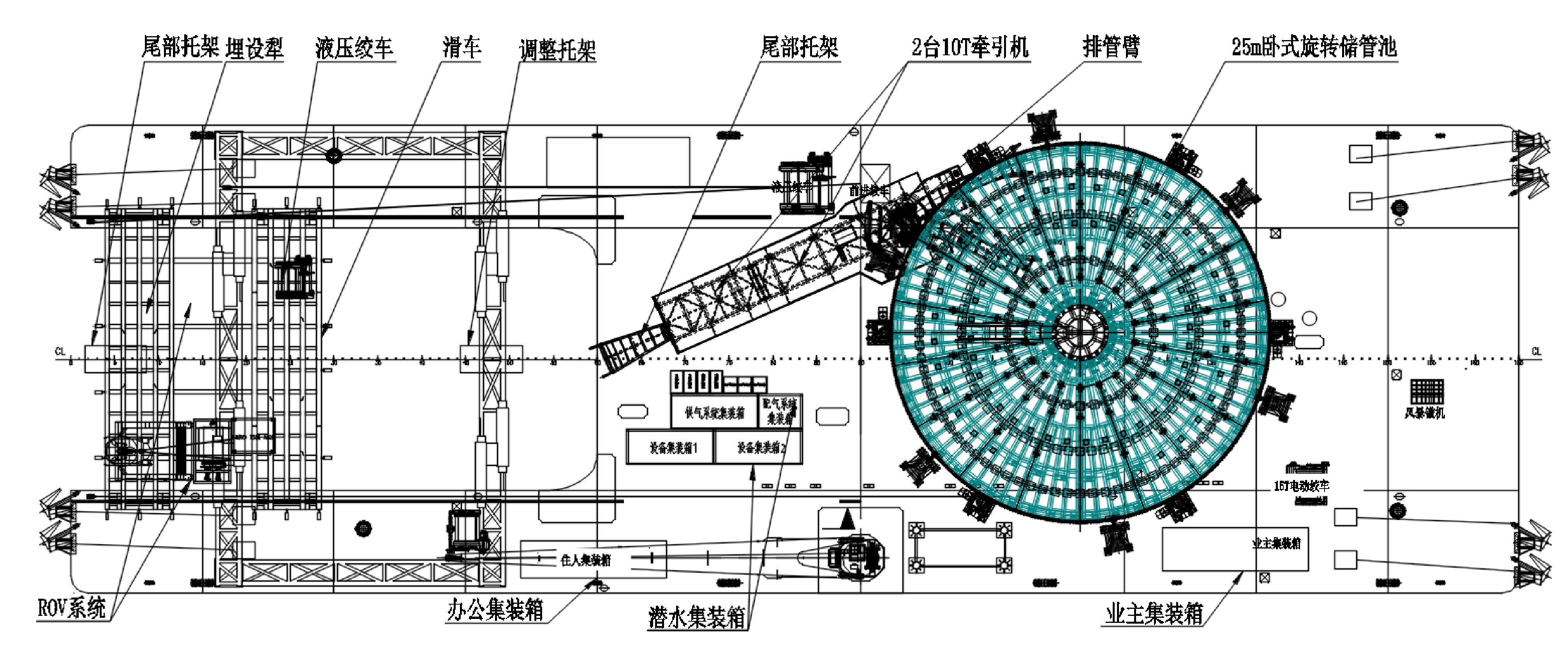 管缆铺设驳船 铺缆船 布缆船 海缆敷设船 非自航 国内ZC检验 出售2011年造